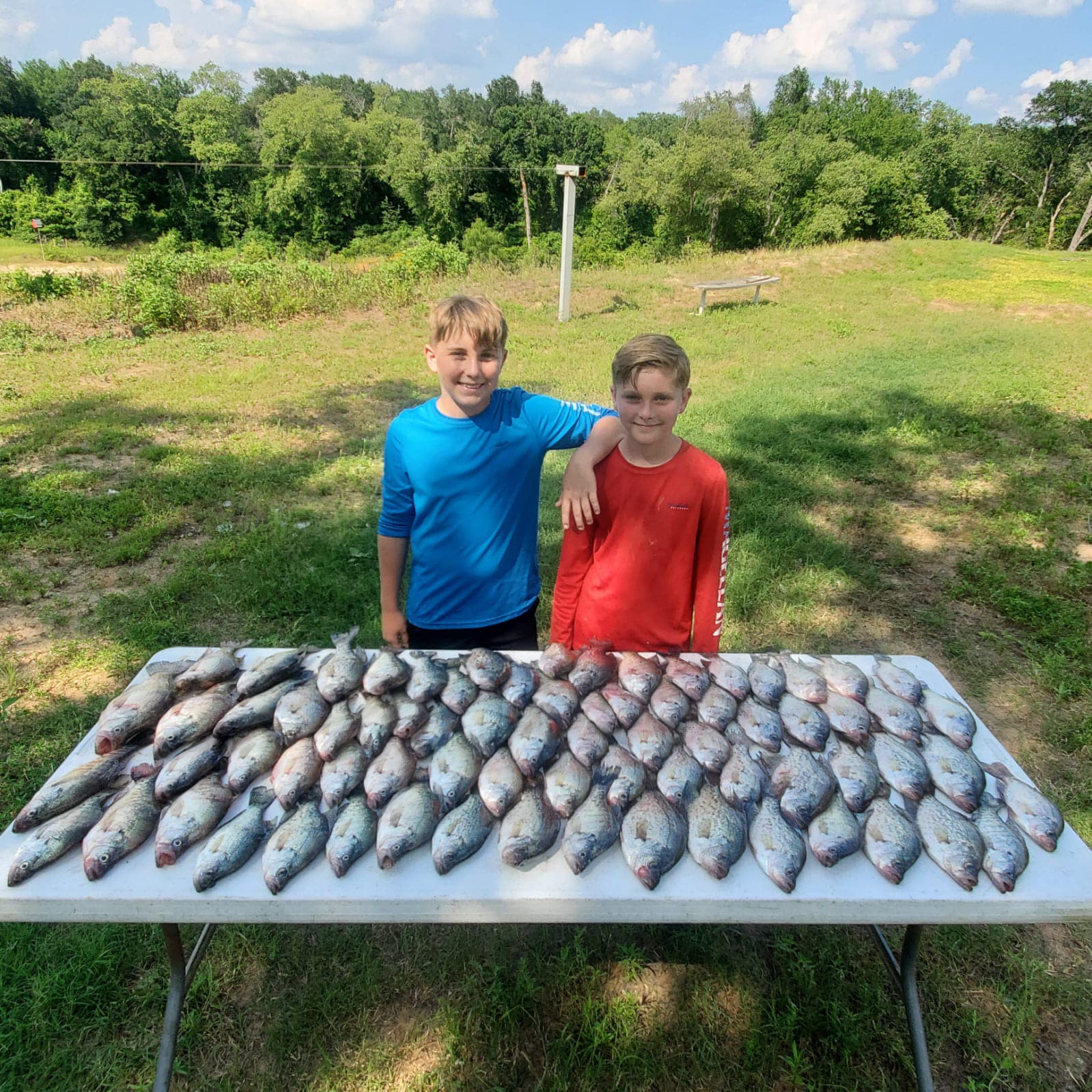 Three anglers fishing in TX
