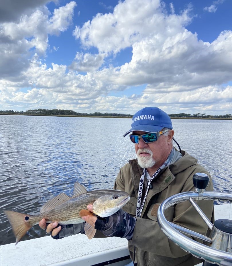 Redfish caught while fishing in Jacksonville FL