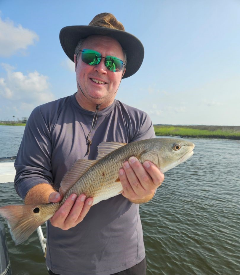 Redfish caught fishing in Jacksonville FL