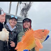 3 people fishing in Kodiak