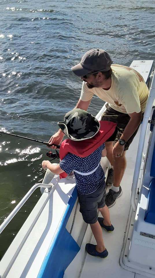 Lone angler fishing in FL
