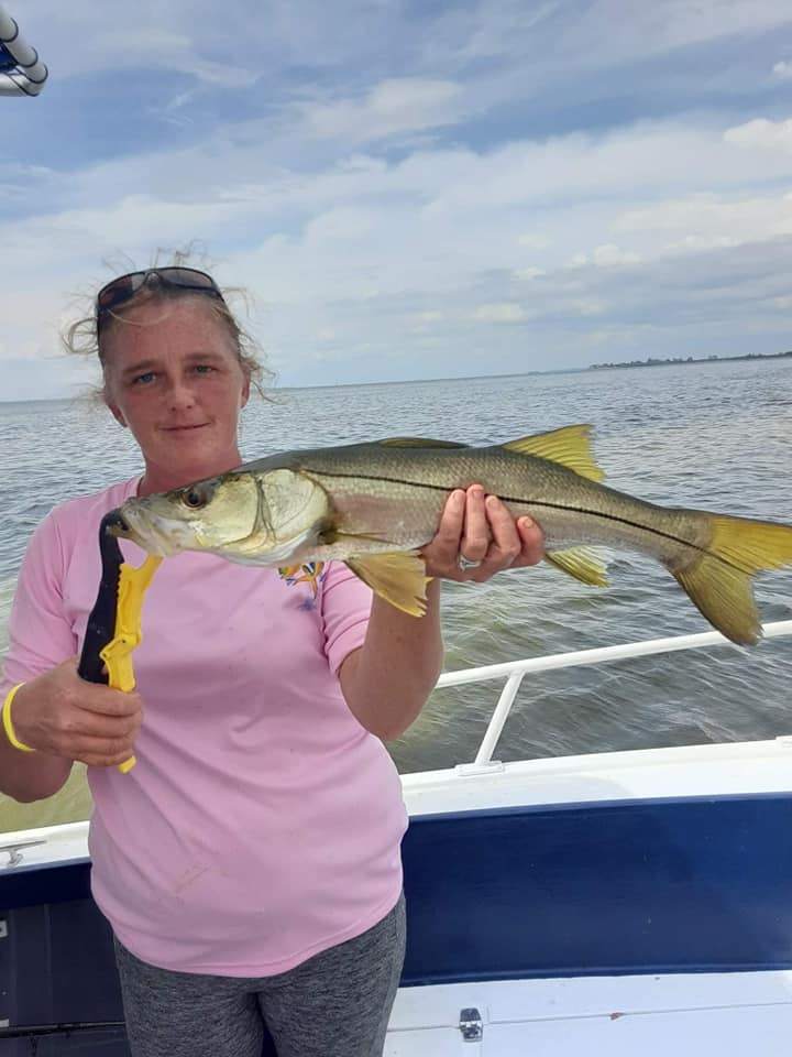 Snook fish caught in Lakeland