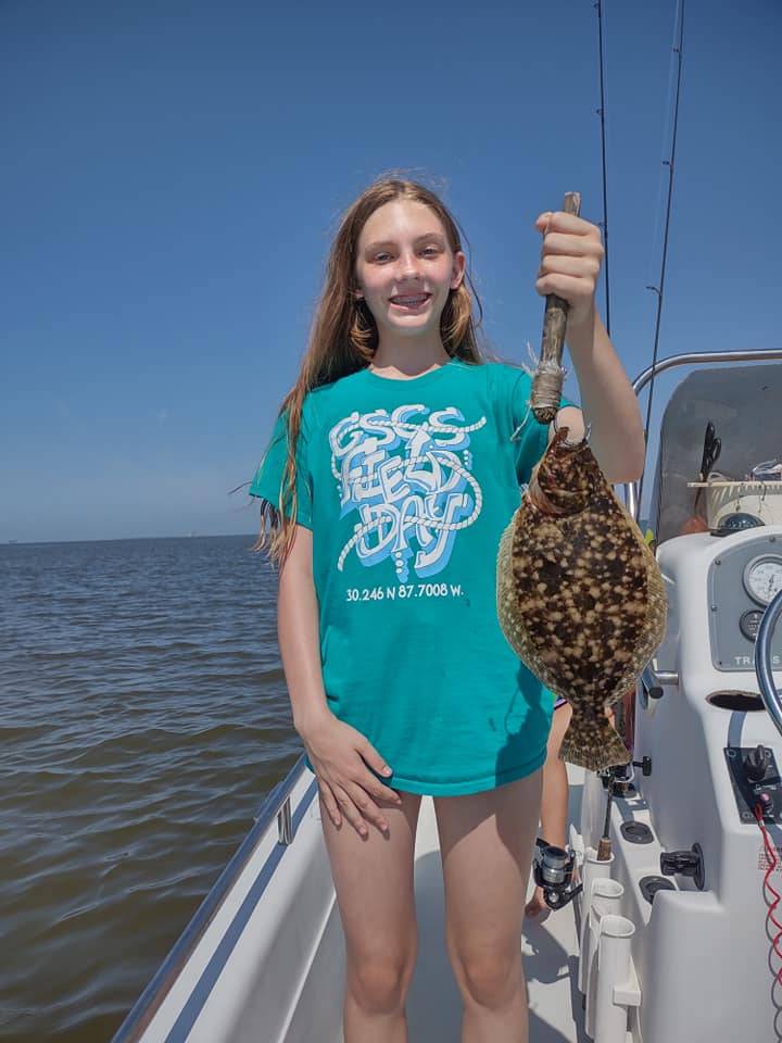 Flounder at Gulf Shores, Alabama