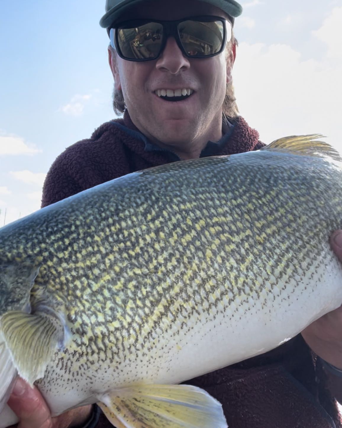 A lone fisherman with a 13-inch catch in ND