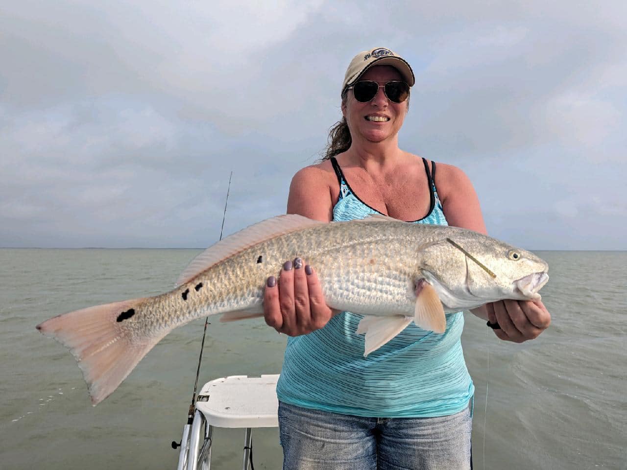 Redfish caught in TX while fishing