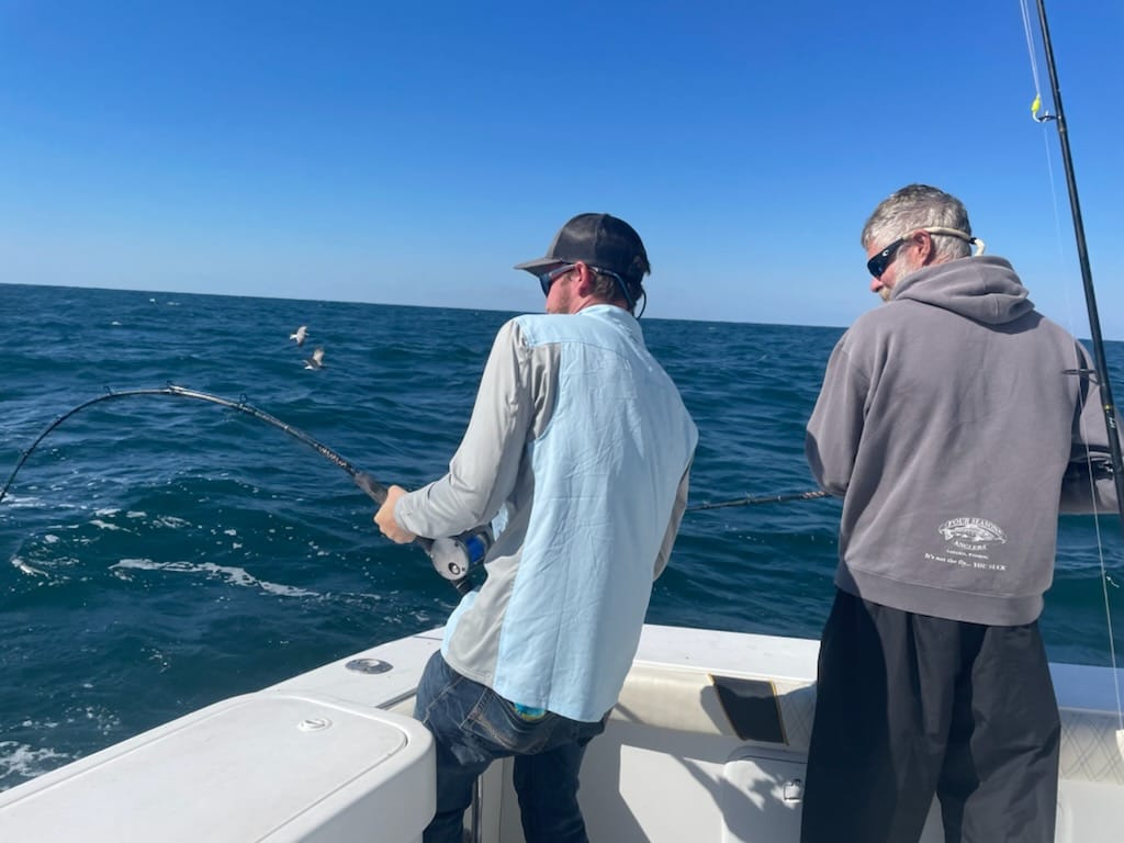 Two people fishing in Florida