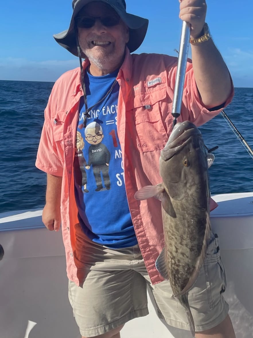 Gag Grouper, a large fish caught while fishing in Tierra Verde