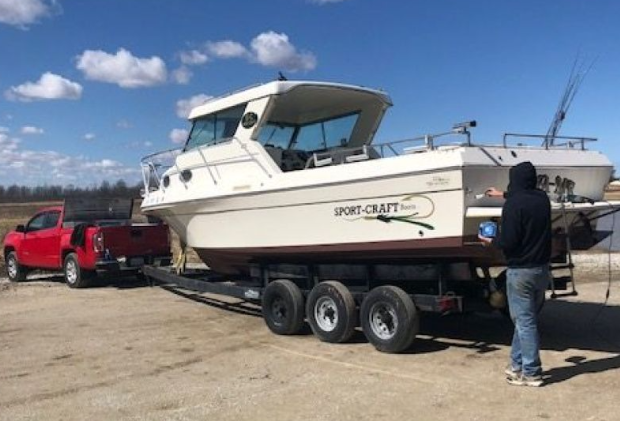 Fishing in Port Clinton