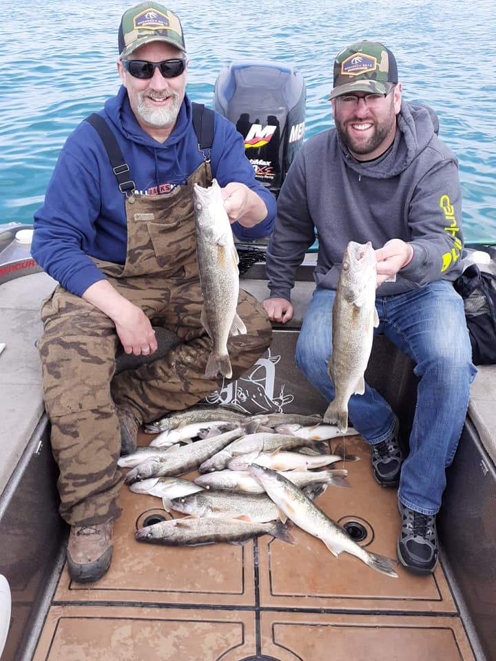 4 fish caught while fishing in MI