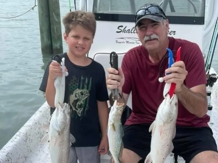 Three fish caught in TX.