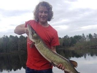A magnificent Muskellunge caught in WI