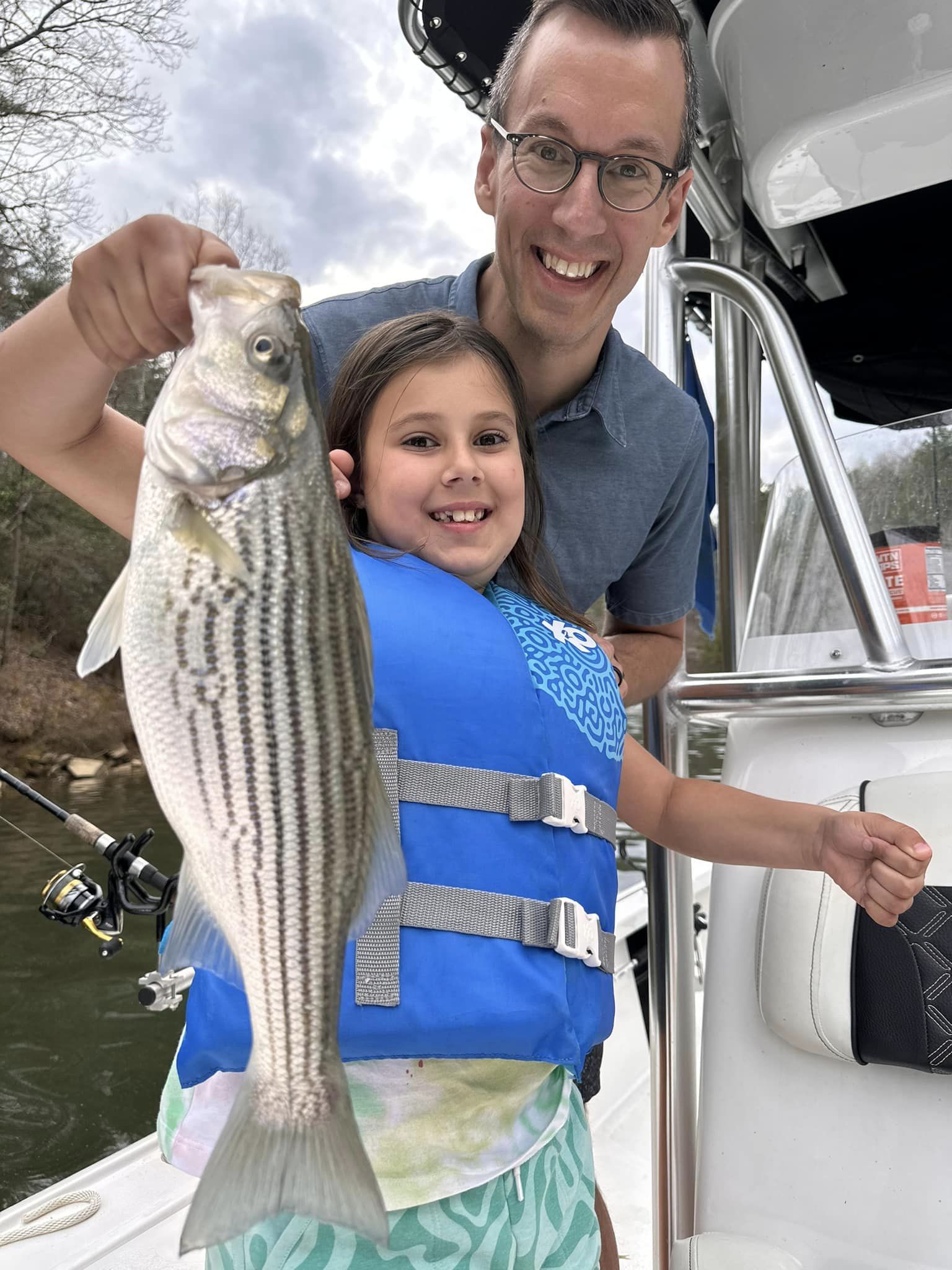 Striped bass fishing in GA