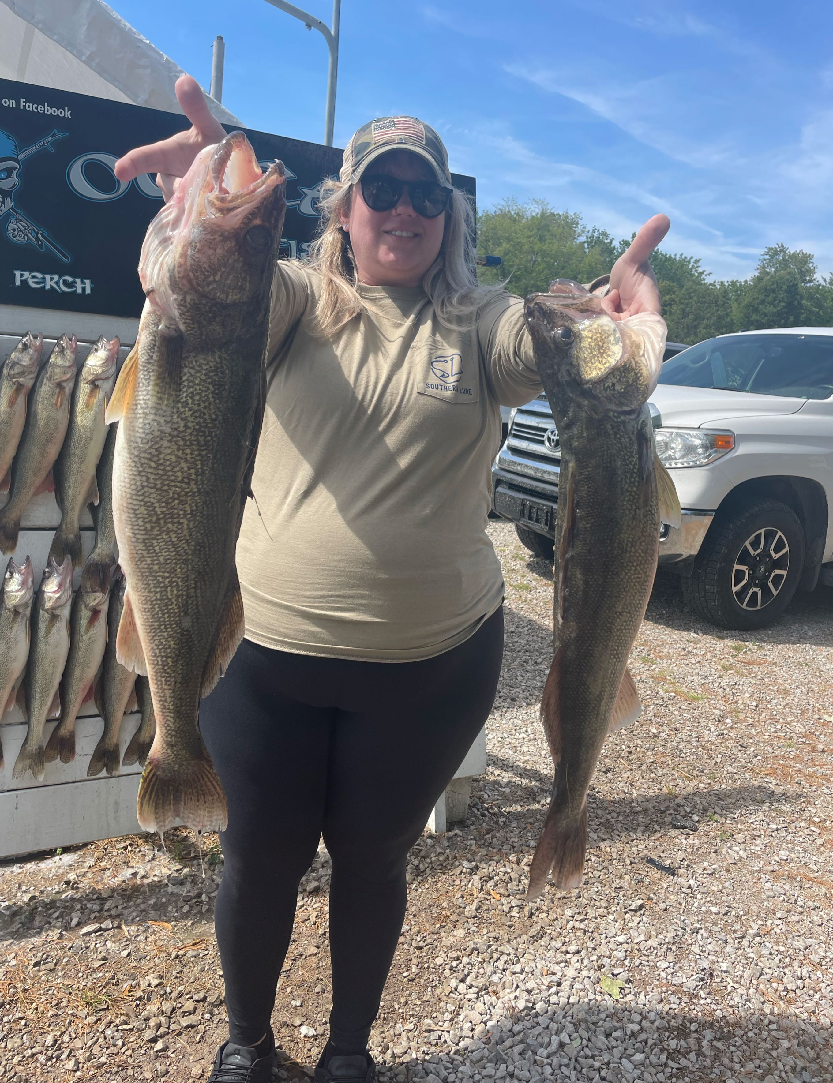 Two big fish caught in Port Clinton
