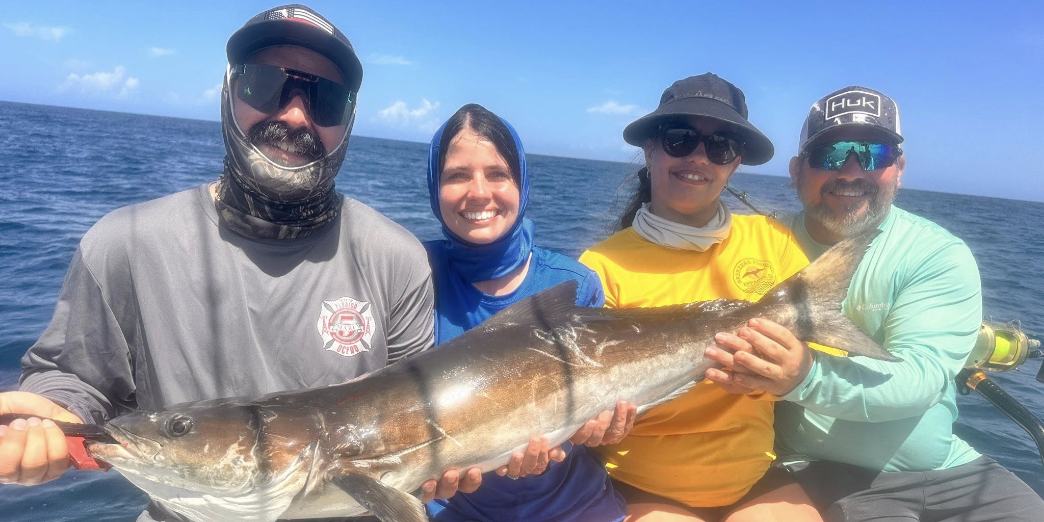 Offshore fishing boat at Ponce Inlet targeting kingfish, amberjack, snapper on reefs and wrecks