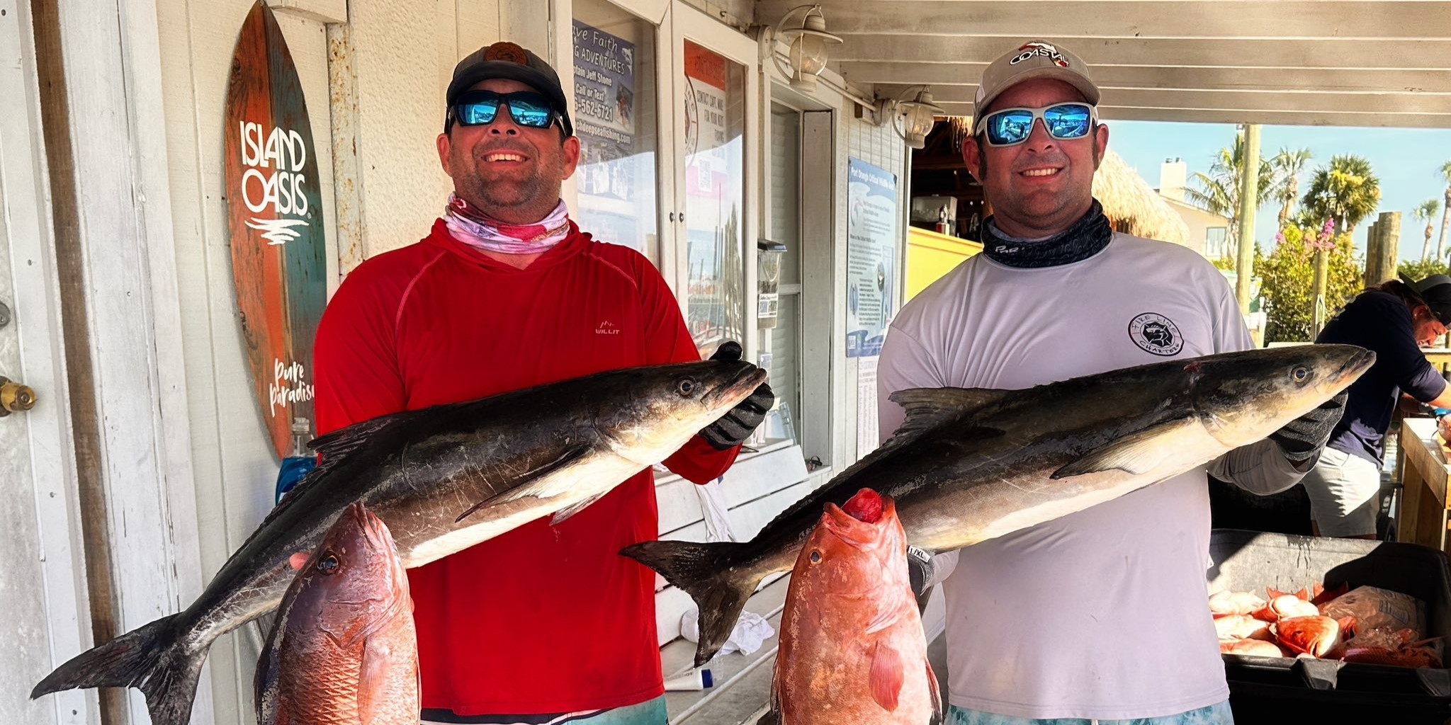 Ponce Inlet offshore fishing charter boat heading to deep water reefs for snapper and grouper