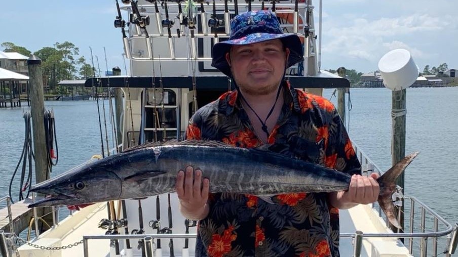 Man with a big 26-inch fish at Orange Beach
