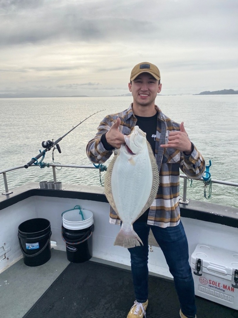 Summer Flounder caught while fishing in San Francisco
