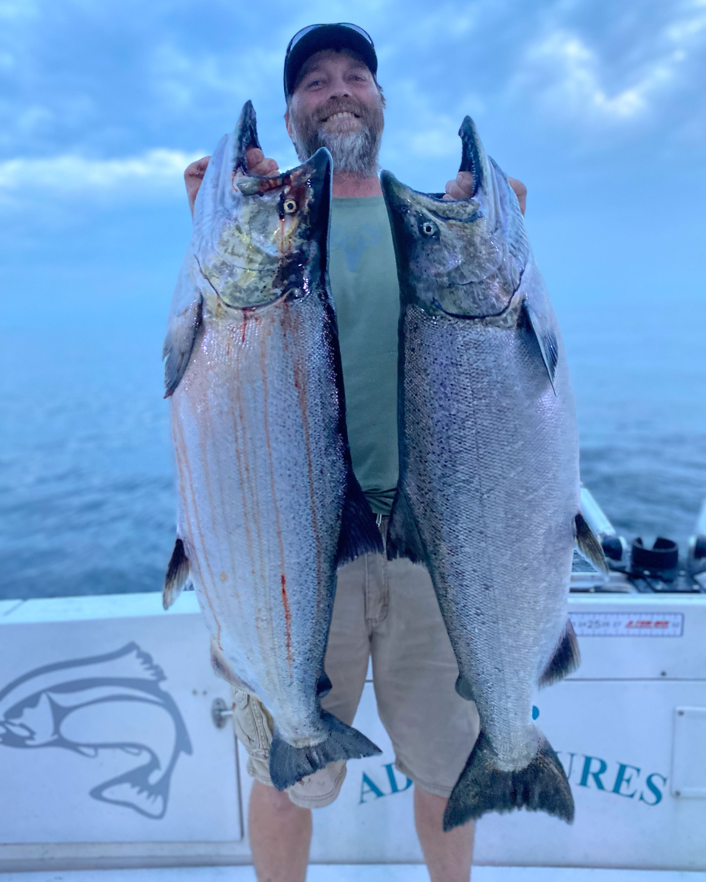 Chinook Salmon caught fishing in NY