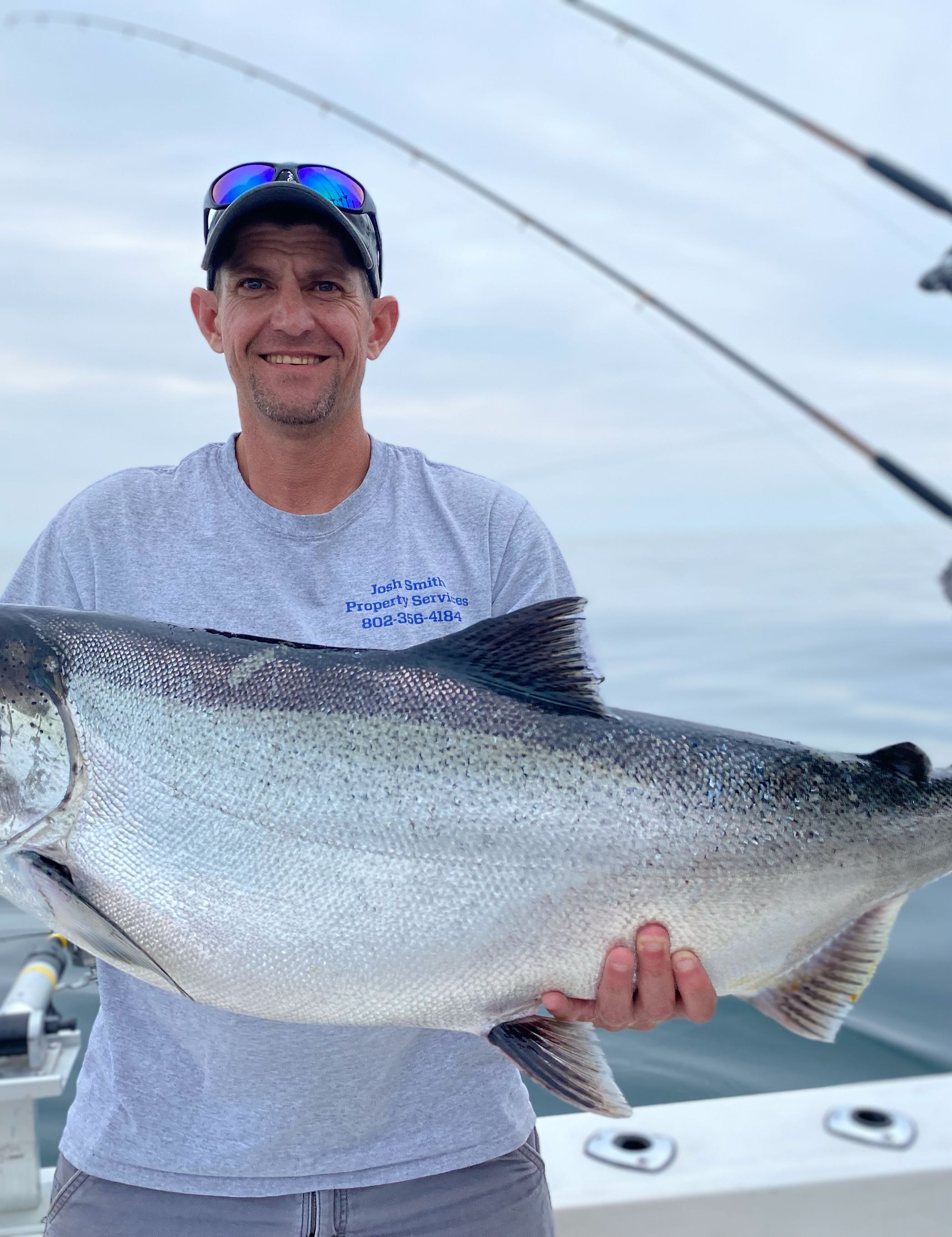 Chinook Salmon caught fishing in NY