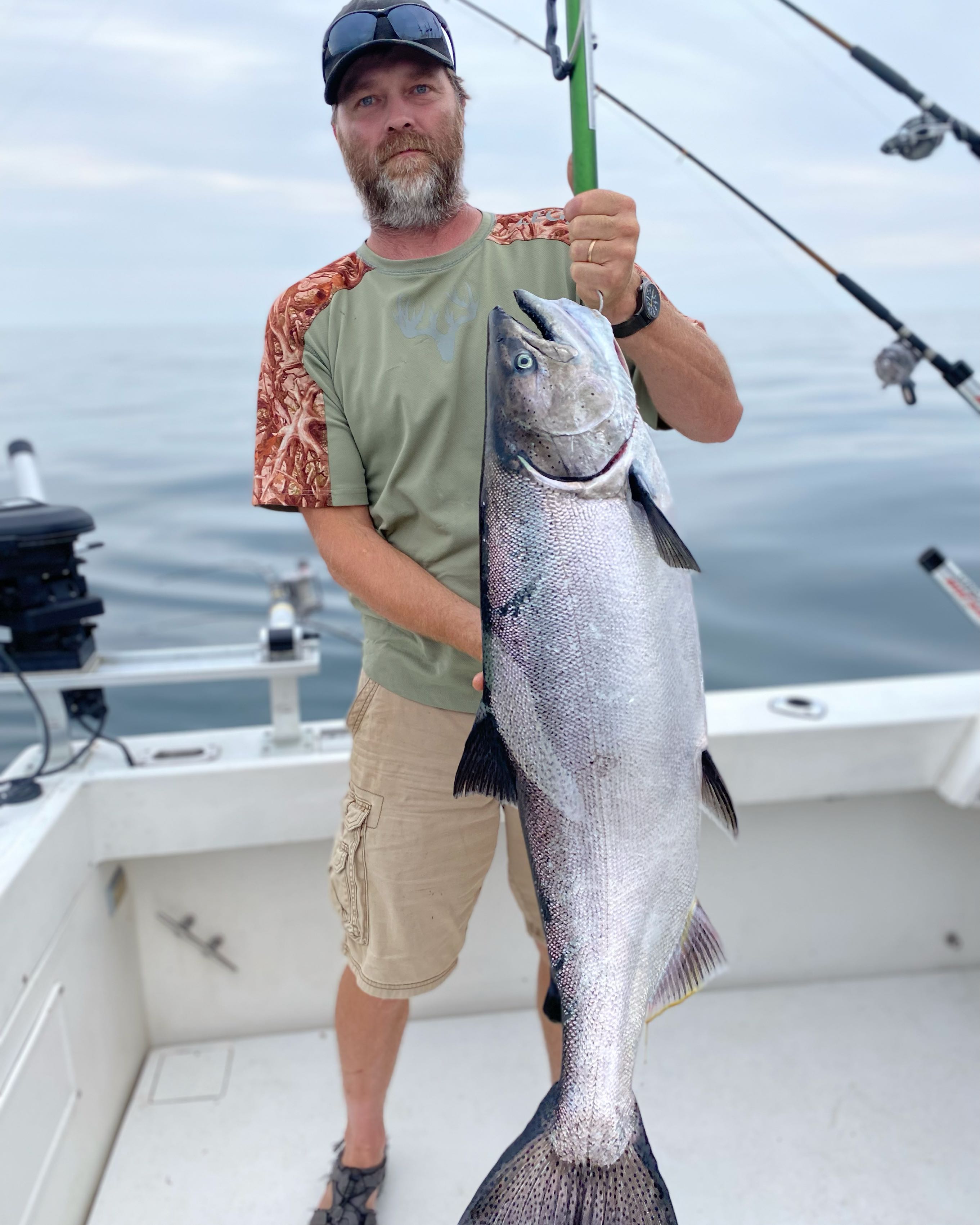 Chinook Salmon caught in Oswego