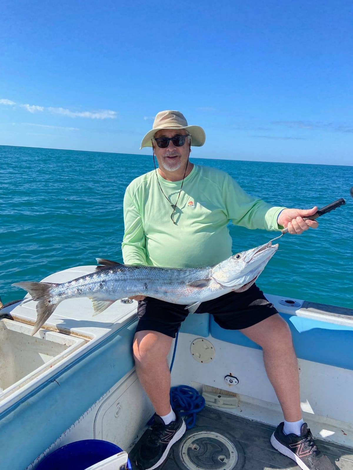 Angler fishing with rod in FL