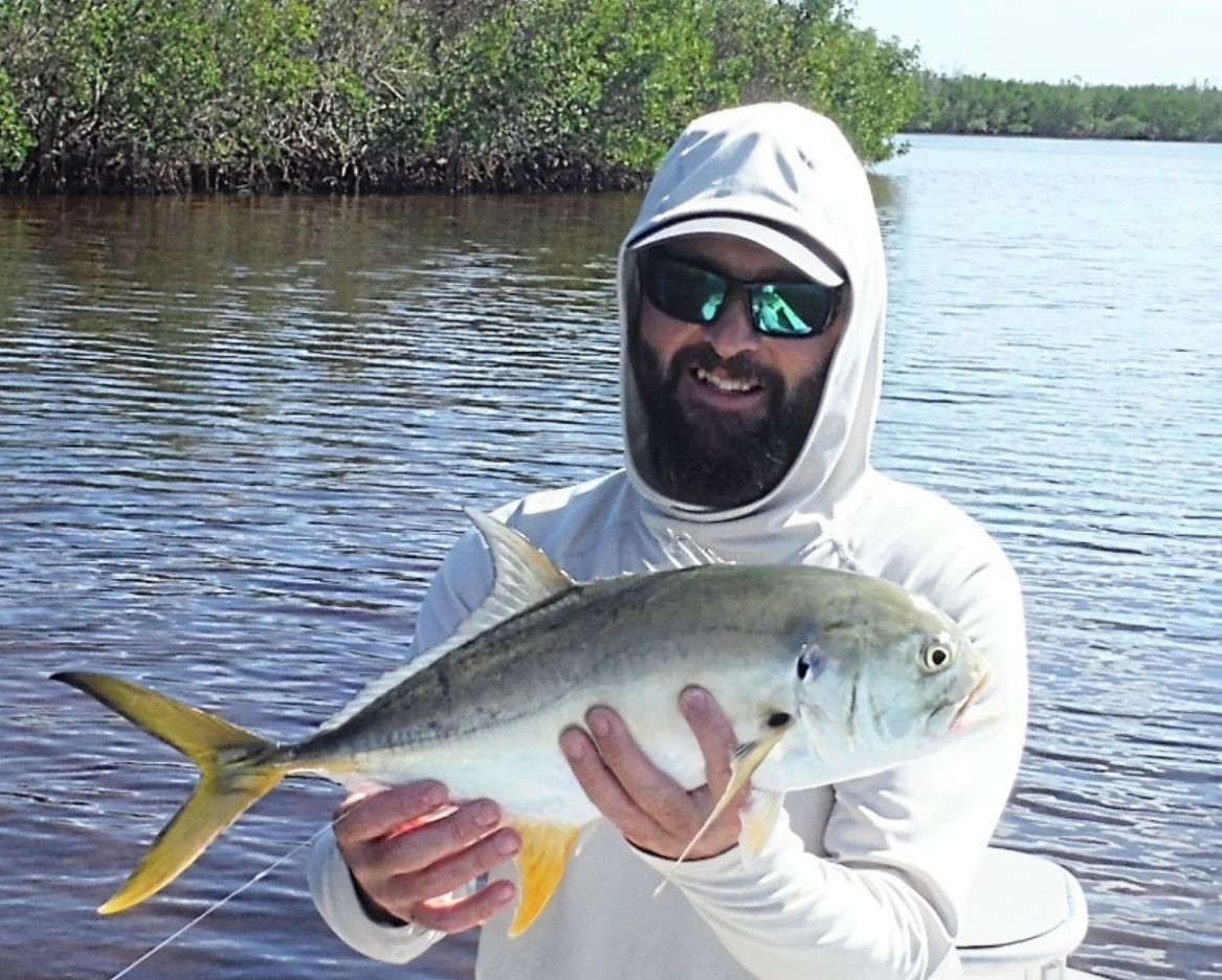 Crevalle Jack, 20-inch fish caught while fishing in Punta Gorda