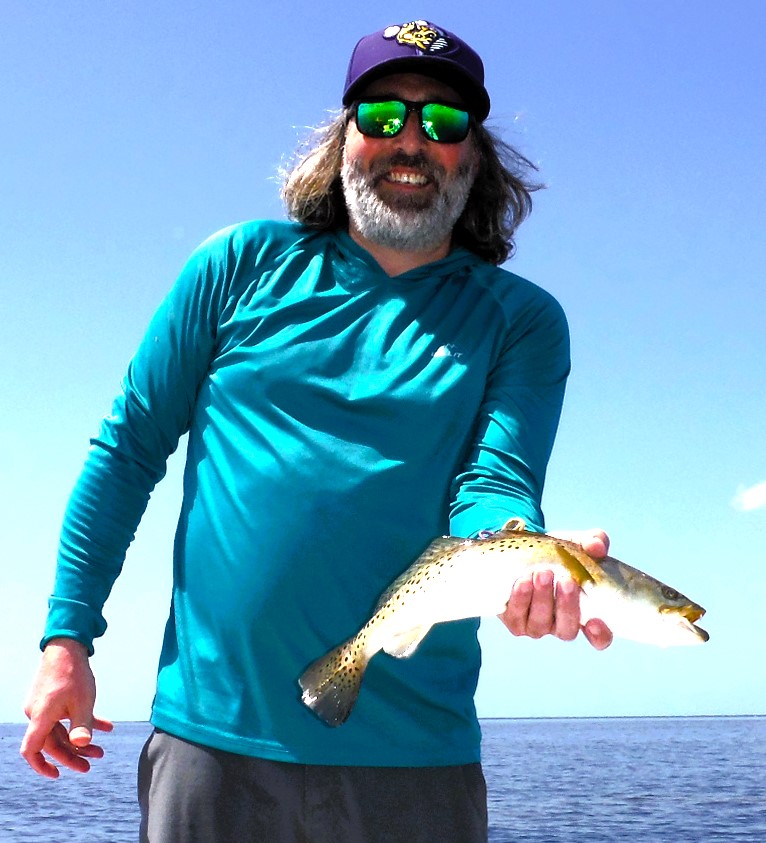 A person fishing in Punta Gorda