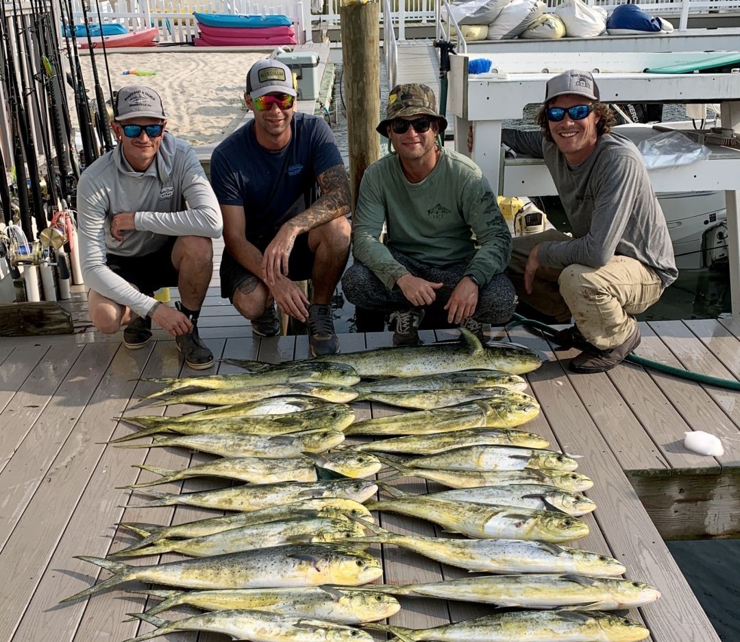 2 big fish caught while cruising and fishing in NJ