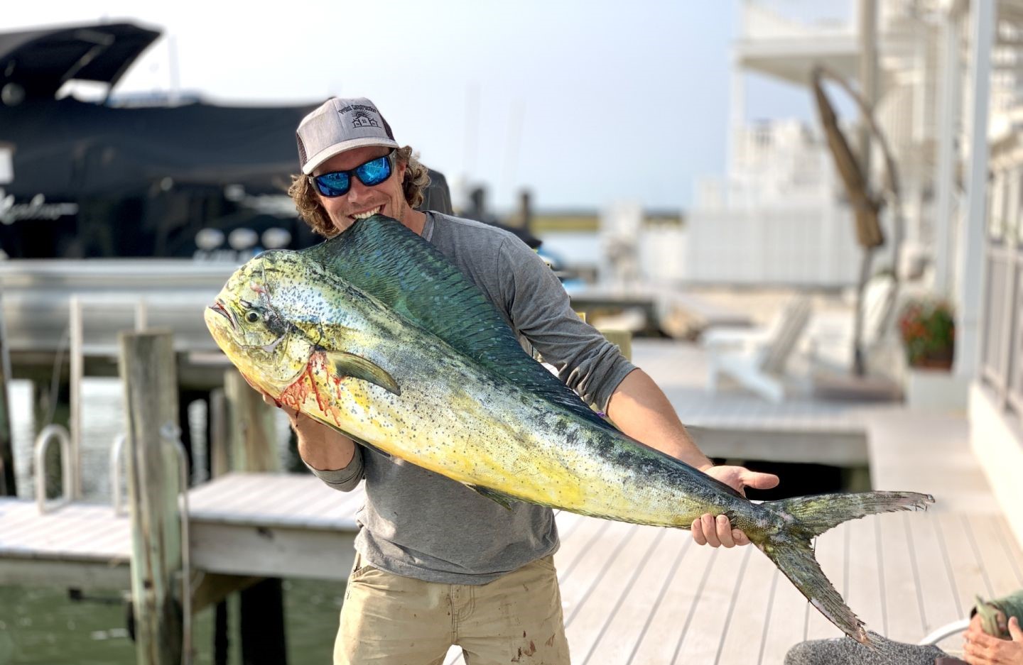 Lone fisherman reeling in catch at Sea Isle City