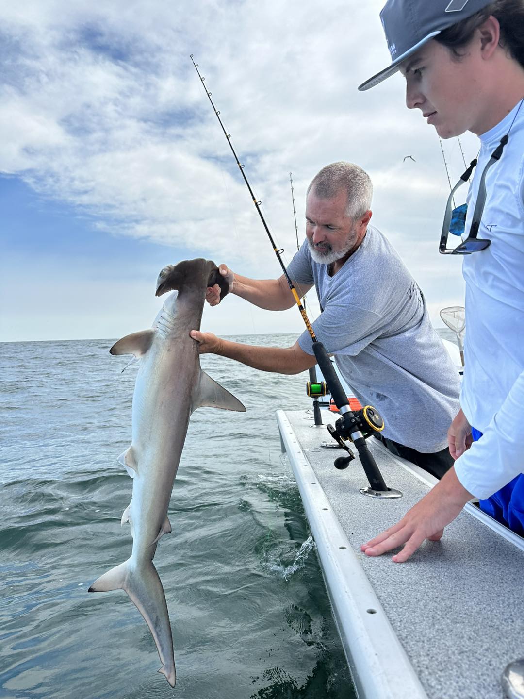 Impressive catch of a bull shark in FL