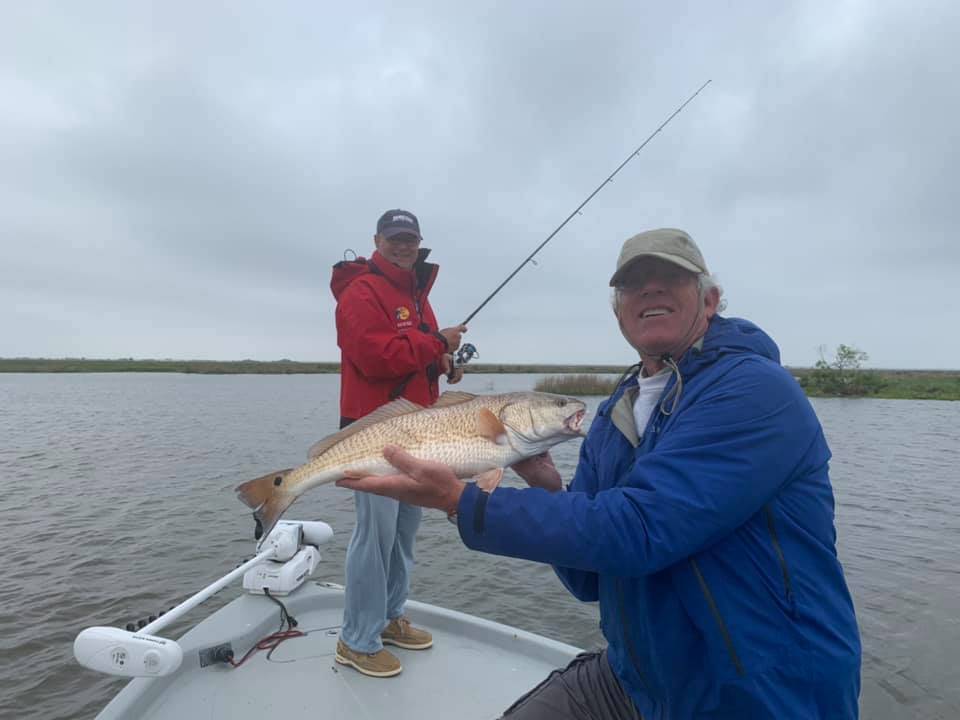 Redfish caught in Saint Bernard