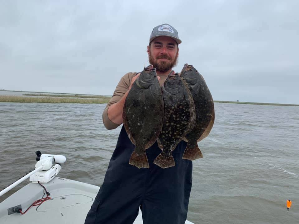 Two fish caught in Saint Bernard