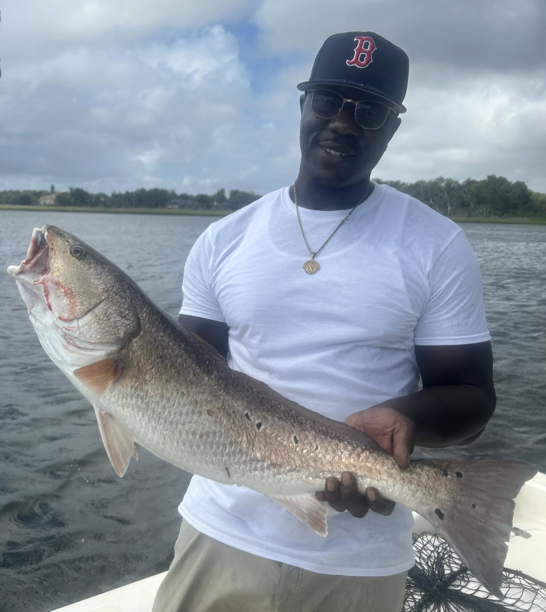 A person fishing in FL