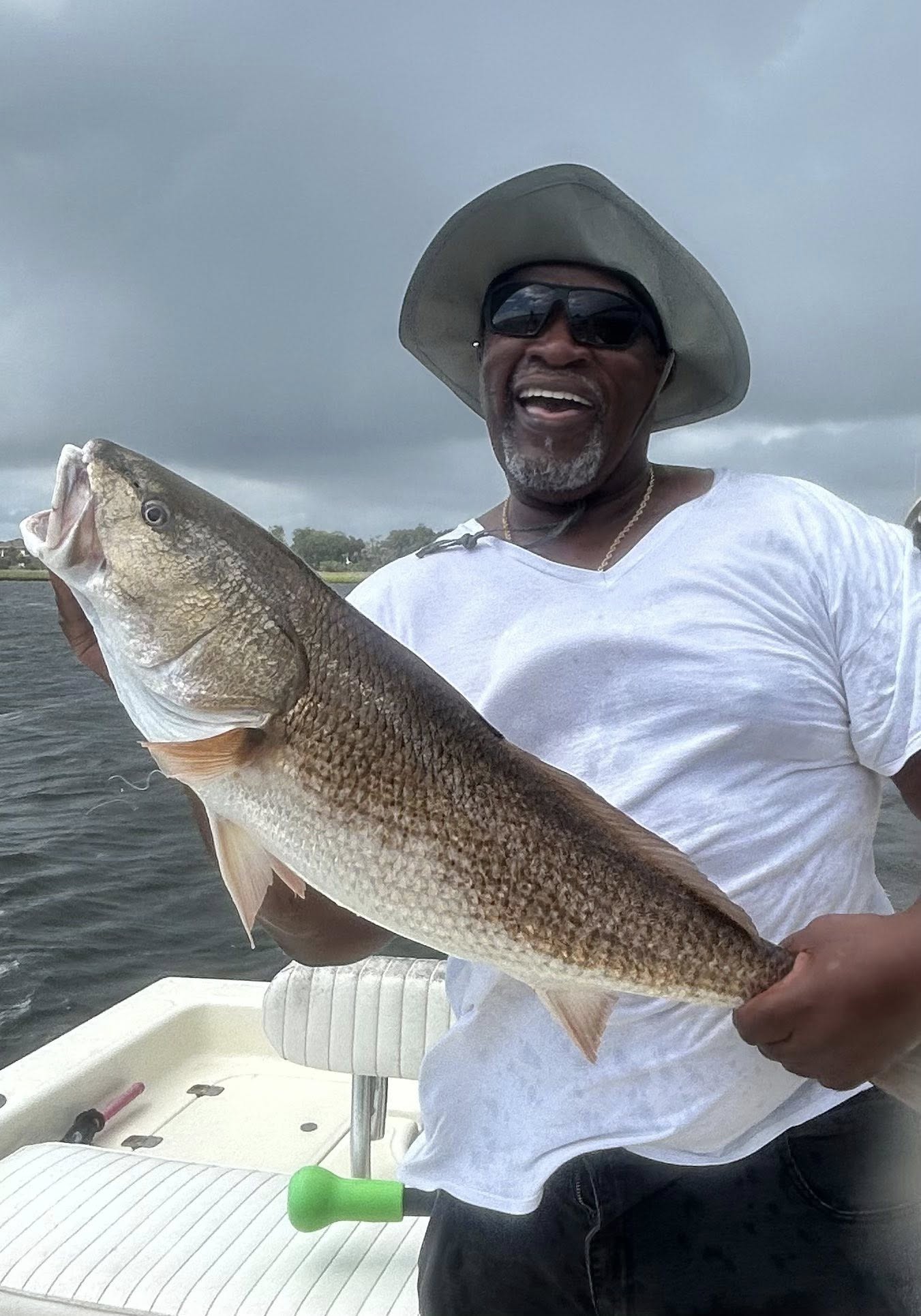A person fishing in Florida