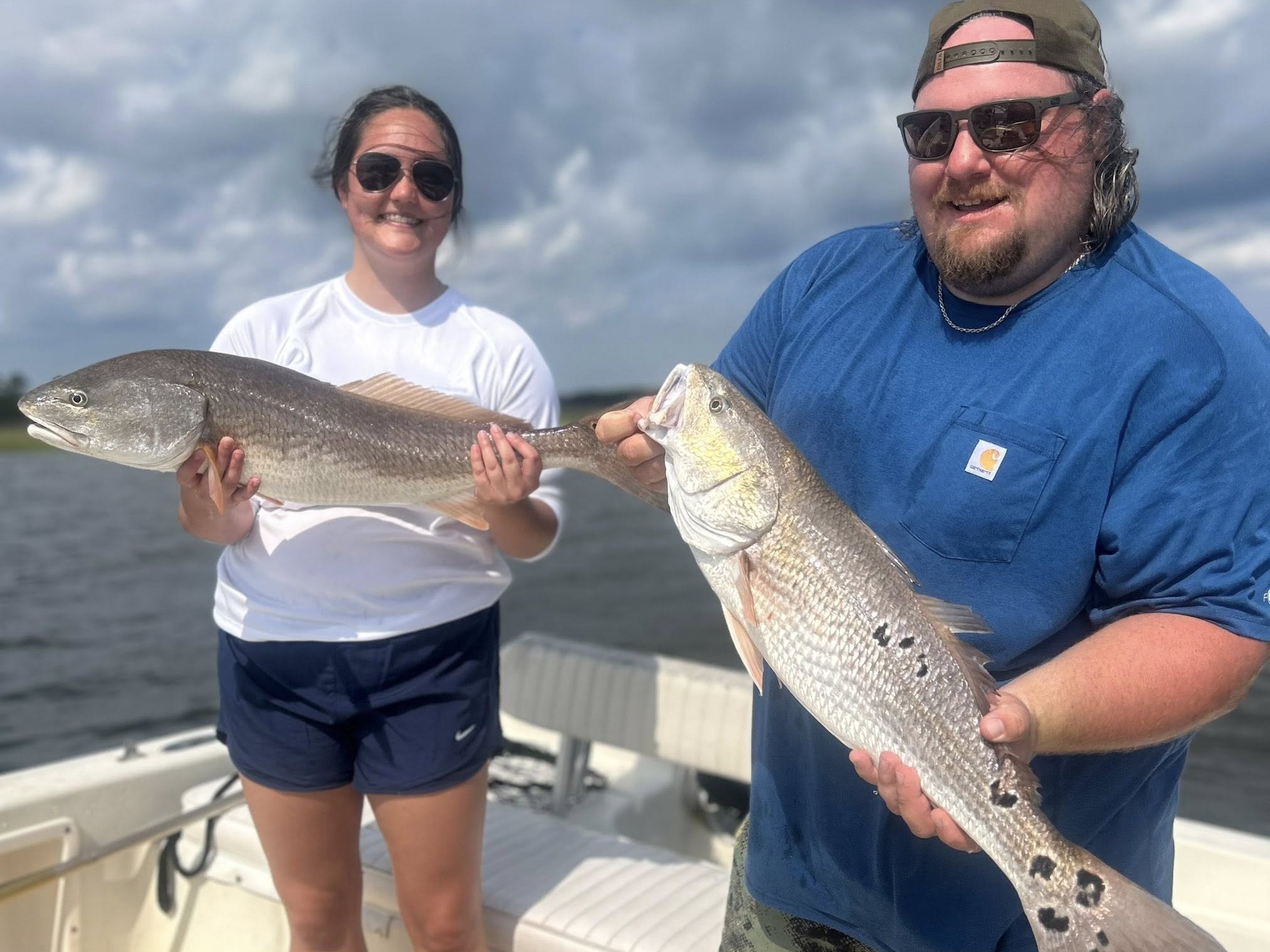 Jacksonville Florida guided river fishing trip for Redfish, Sea Trout, and Spanish Mackerel