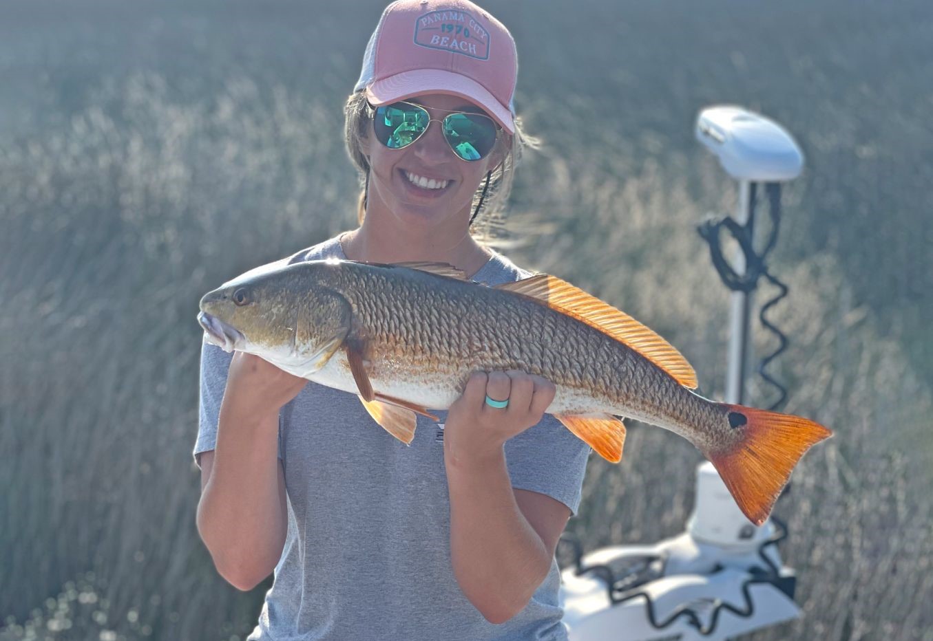 Redfish caught on fishing trip in Florida