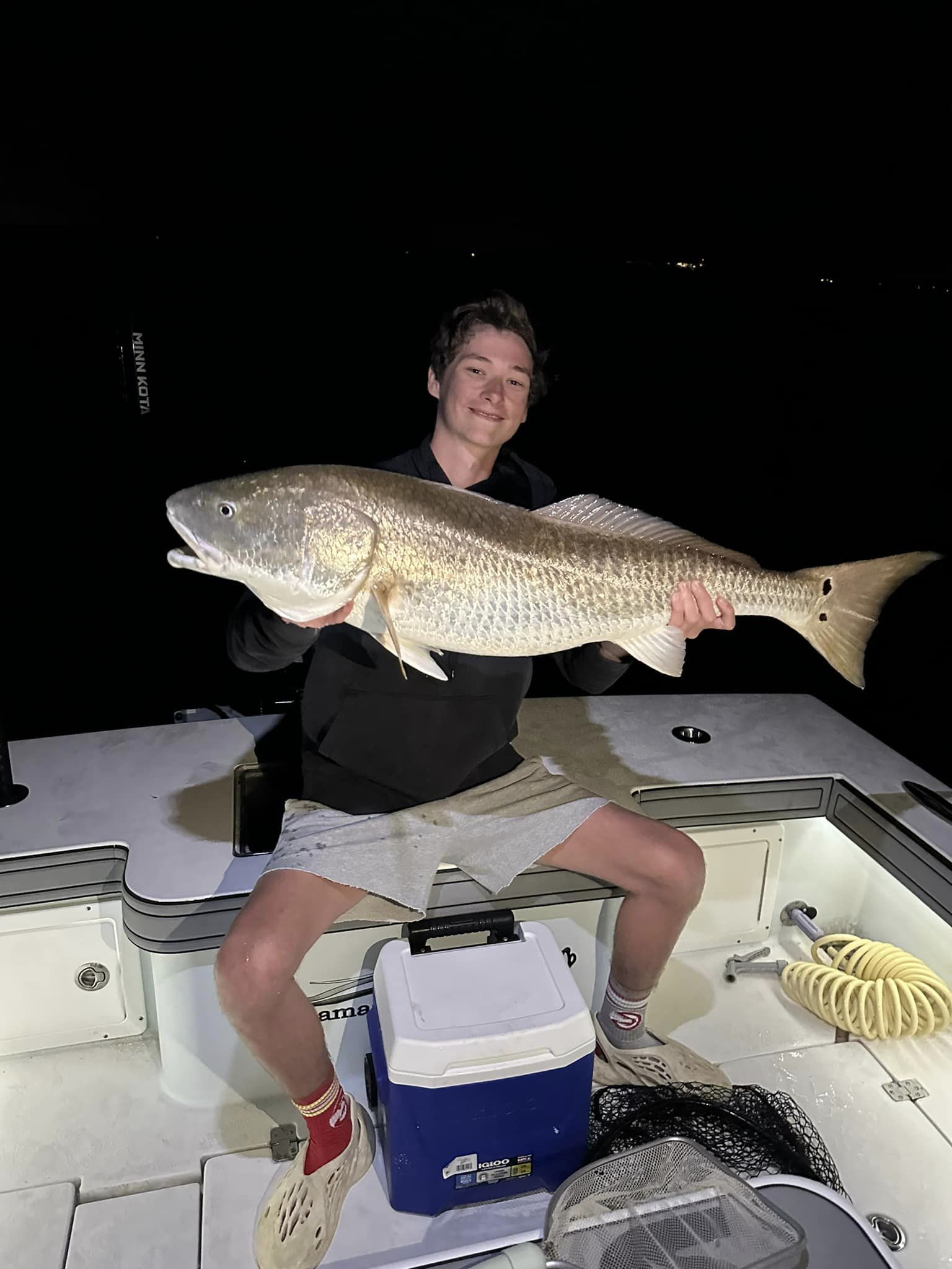 Redfish caught in Panama City, Florida