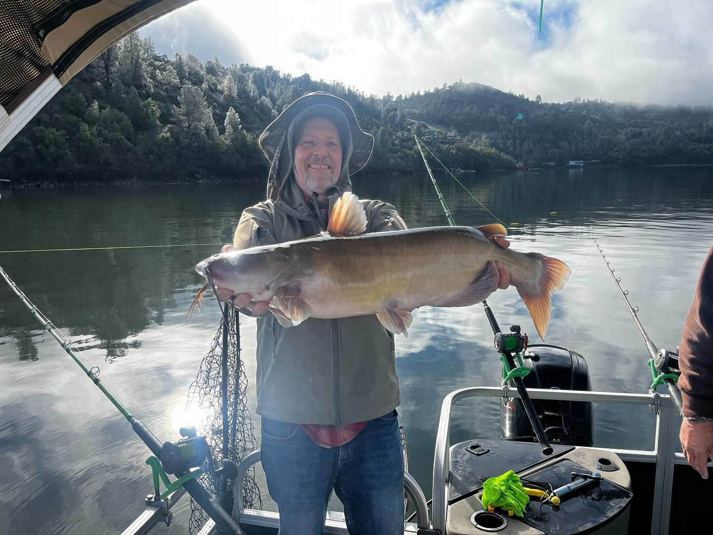 Catch of the day: 34-inch Blue Catfish