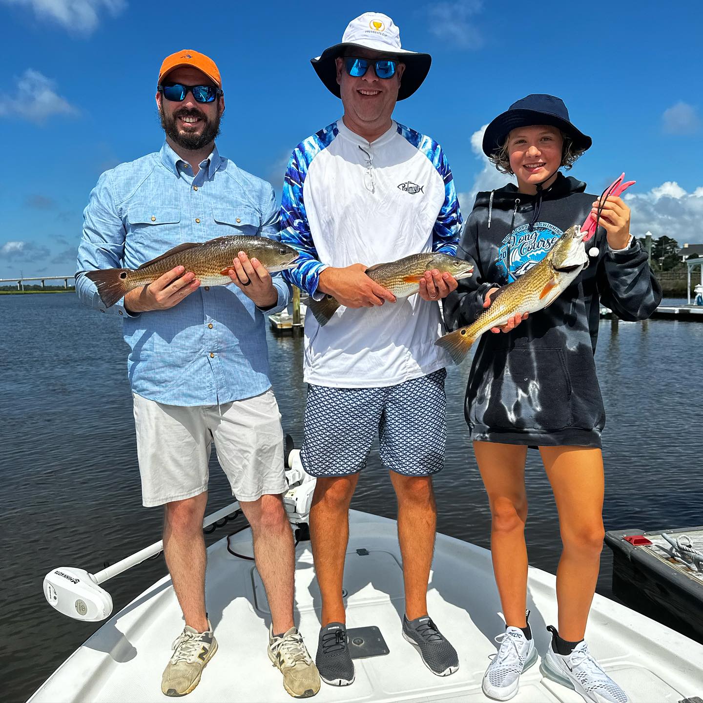 Two redfish caught in Southport