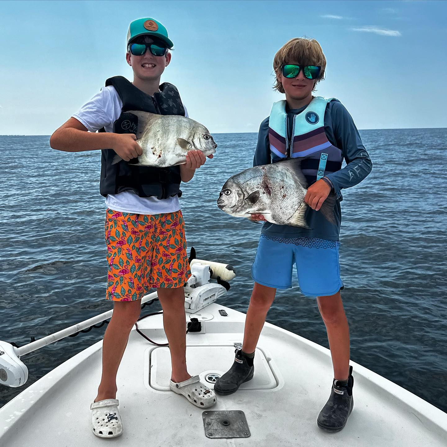 2 fishing people at Southport