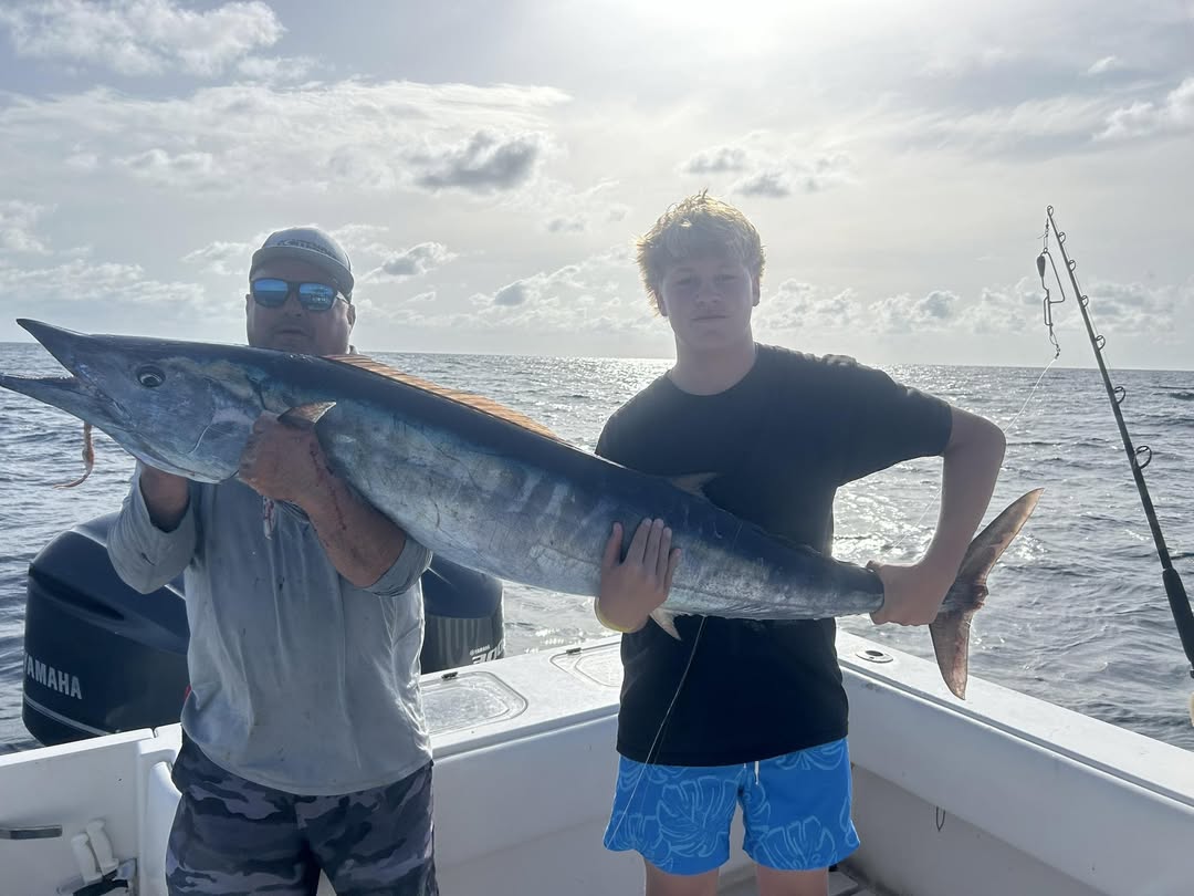 Two people fishing in Florida