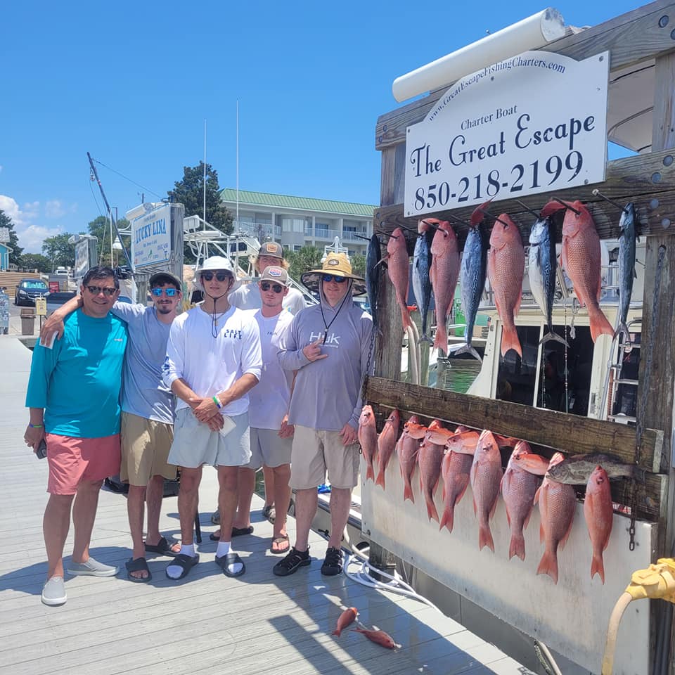 9 fish caught while fishing in FL