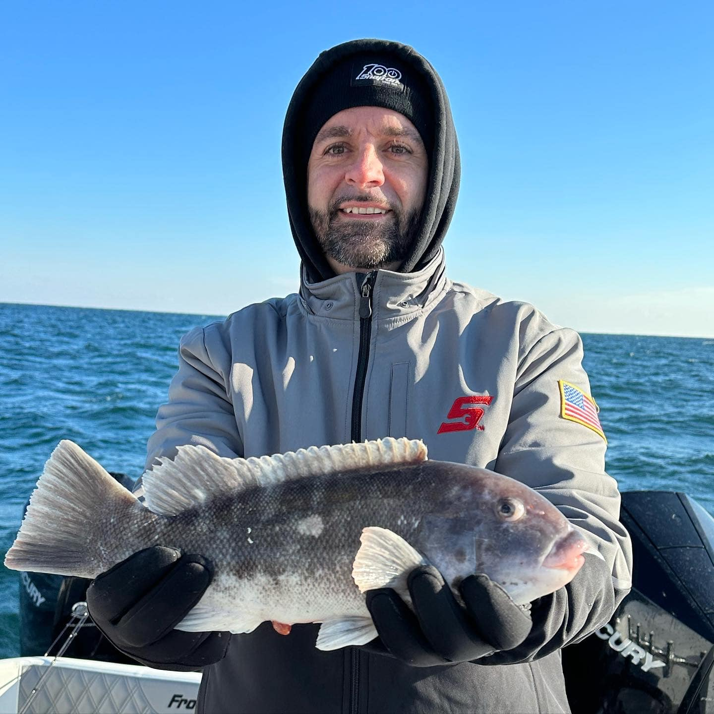 Person fishing in New Jersey
