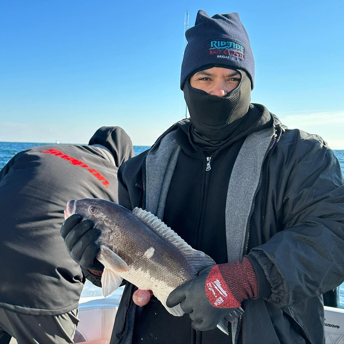 Angler fishing in Brick Township
