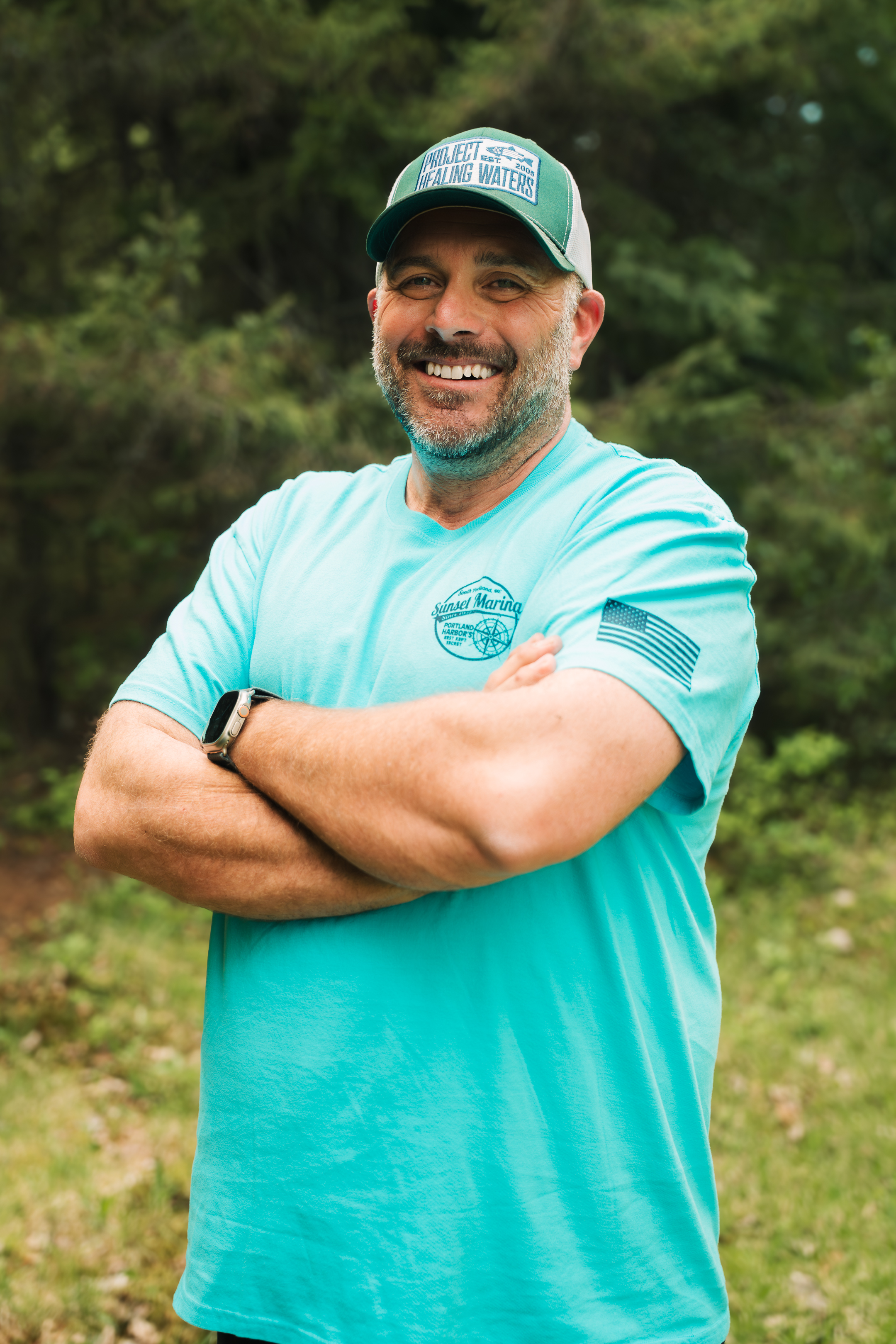 Fishing guide in South Portland ME ready for tours