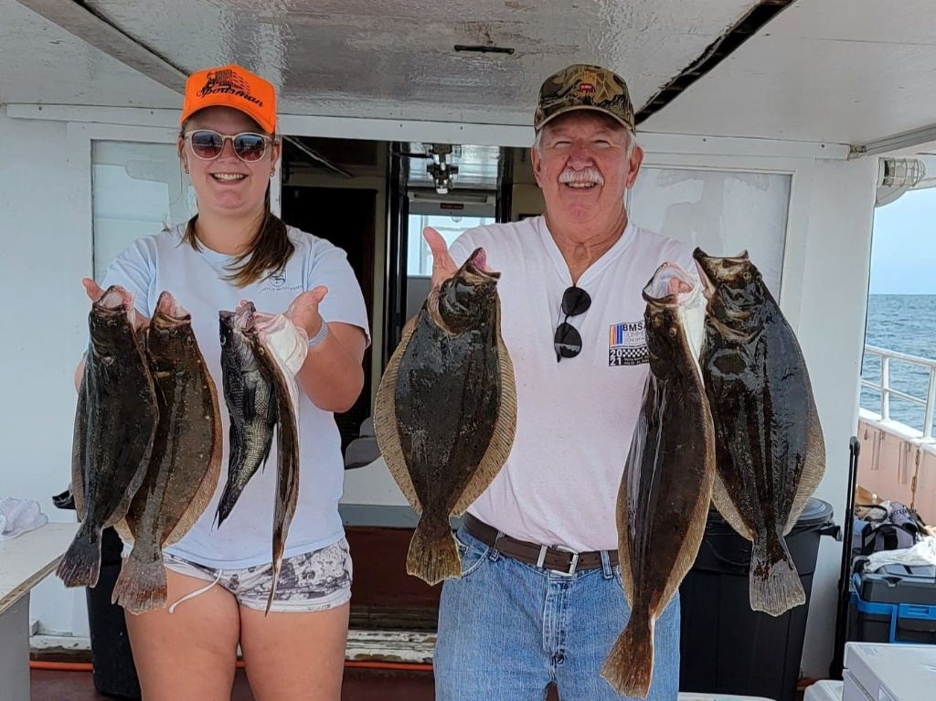5 summer flounder, the best catch in NJ