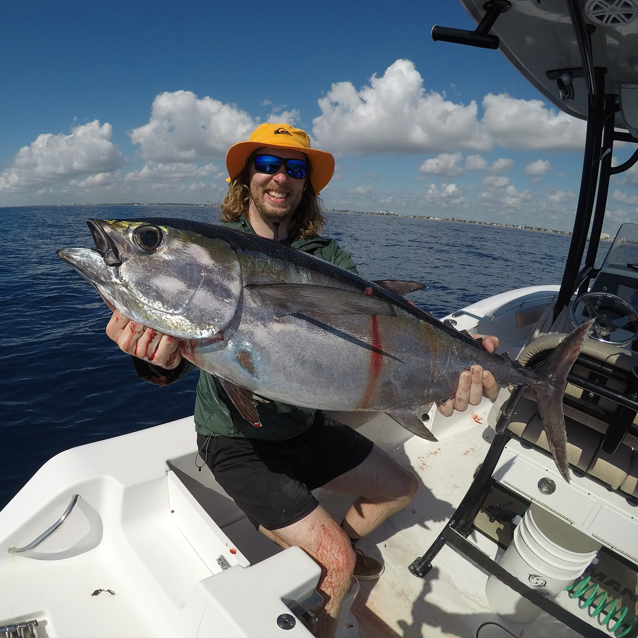 Blackfin tuna caught while fishing in FL