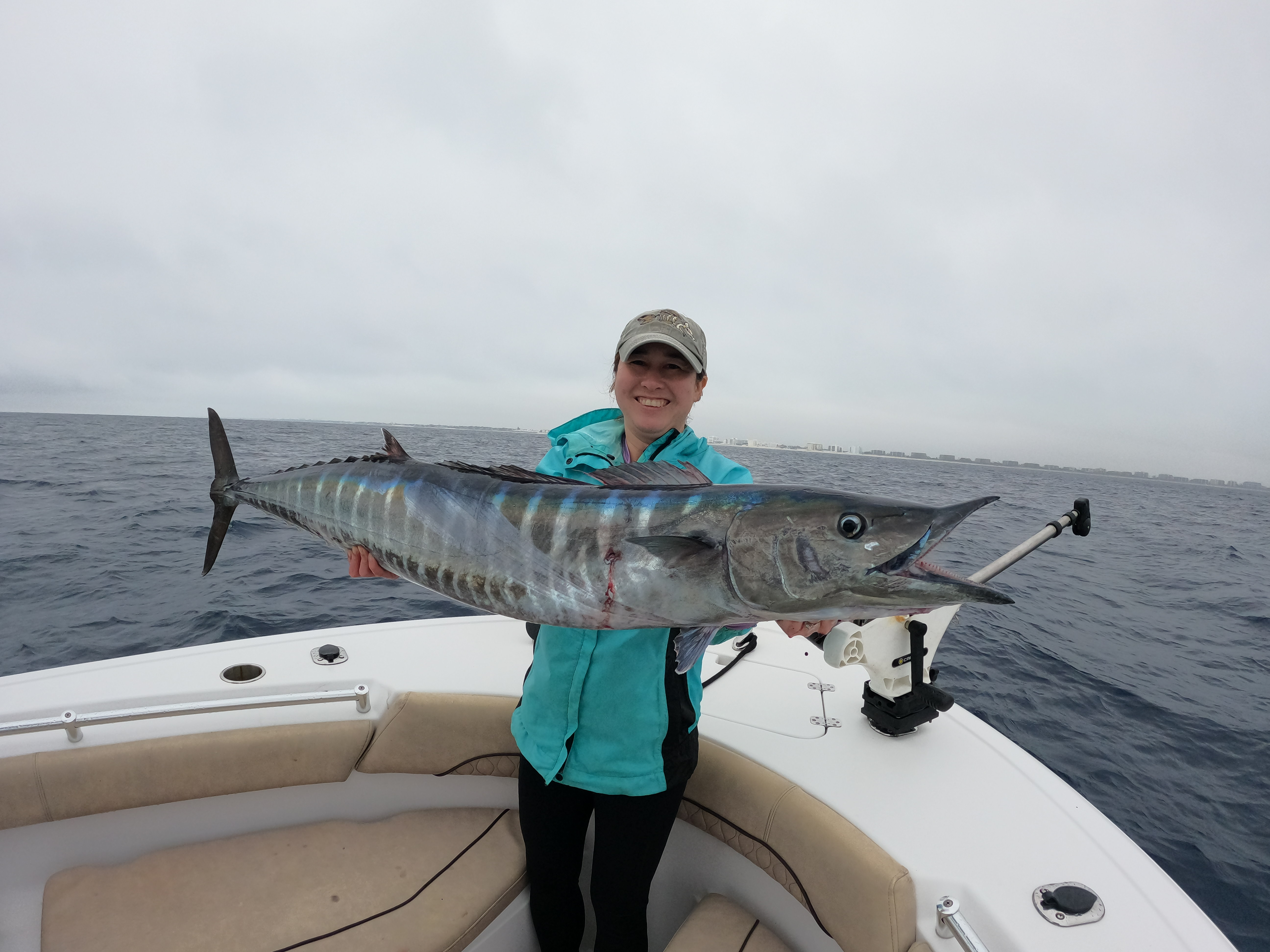 Wahoo fish caught while fishing in FL