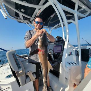 A single angler fishing in FL