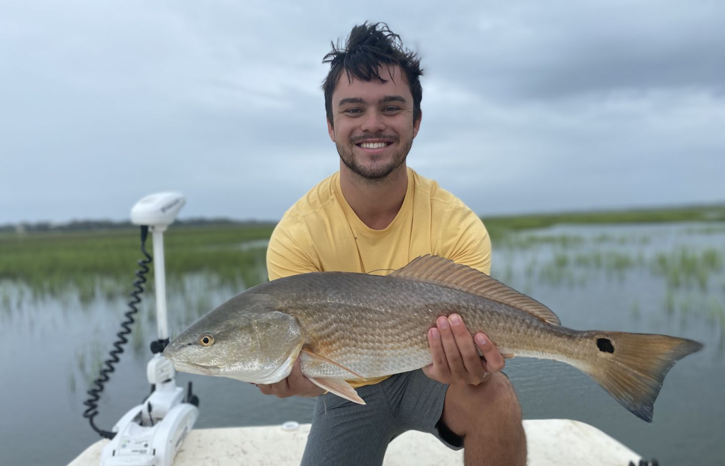 Redfish measuring 27 inches caught in NC